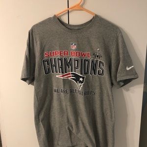 Nike New England patriots Super Bowl champion t shirt size L